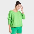 Women's Terry Cloth Open Back Pullover Sweatshirt - Joylab