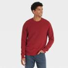 Men's Regular Fit Crewneck Pullover Sweater - Goodfellow & Co Red