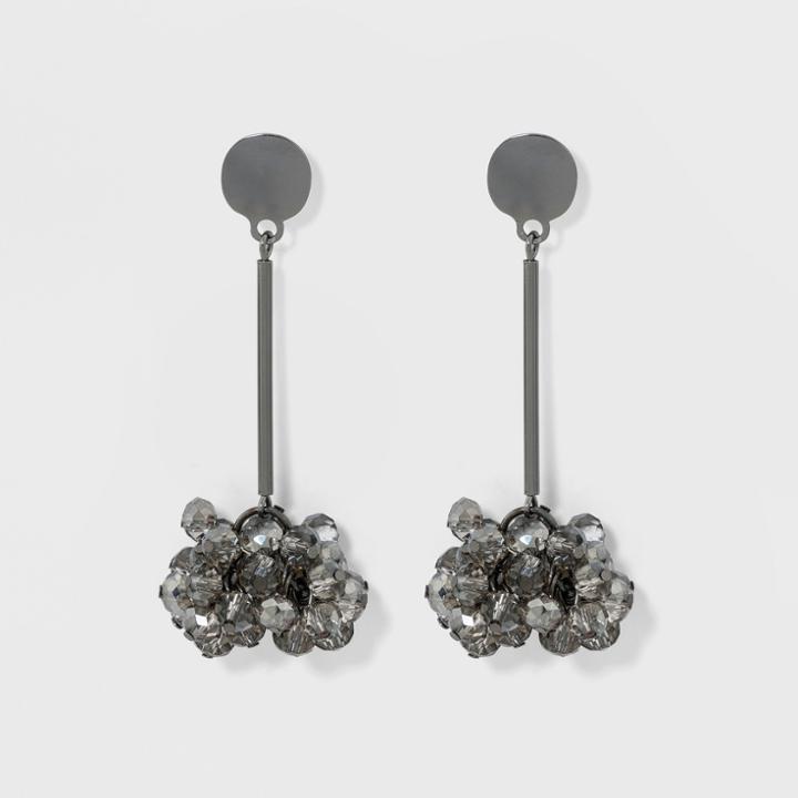 Beads Drop Earrings - A New Day Hematite