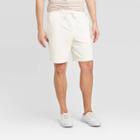 Men's 8.5 Regular Fit Relaxed Lounge Shorts - Goodfellow & Co Off-white S, Men's, Size: