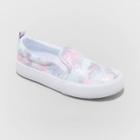 Girls' Sariah Twin Gore Slip-on Apparel Sneakers - Cat & Jack Blue/purple