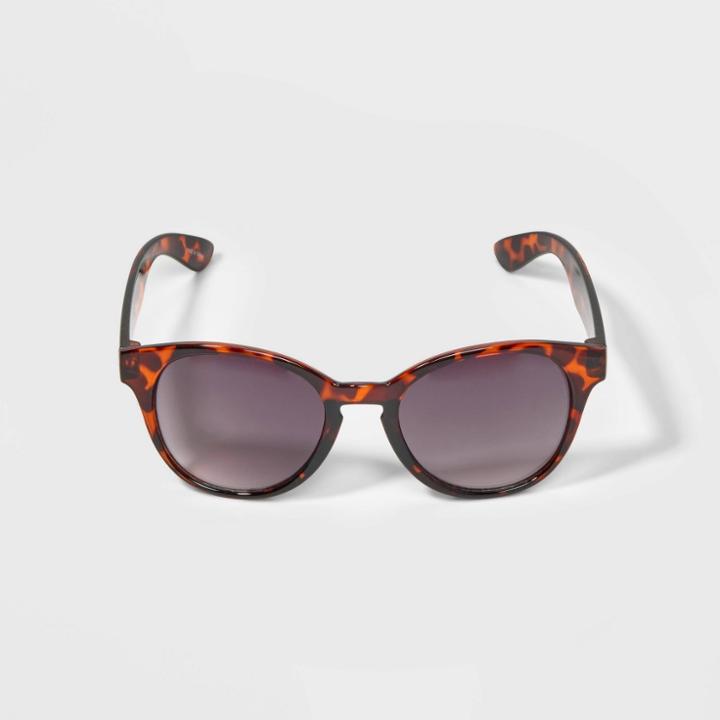 Kids' Tort Shell Rectangle Sunglasses - Art Class Black