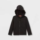 Toddler Girls' Zip-up Hoodie Sweatshirt - Cat & Jack Black