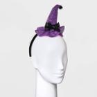 No Brand Halloween Spider Web Witch Hat Headband - Purple