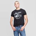 Men's Short Sleeve Crewneck Adventure Awaits Graphic T-shirt - Awake Black
