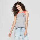 Women's Stranger Things Embroidered Graphic Tank Top (juniors') Gray
