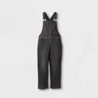 Girls' Zip-front Jumpsuit - Art Class Black