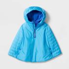 Toddler Adaptive Quilted Jacket - Cat & Jack Bright Blue