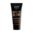 Nyx Professional Makeup Born To Glow Radiant Foundation Walnut - 1.01 Fl Oz, Brown