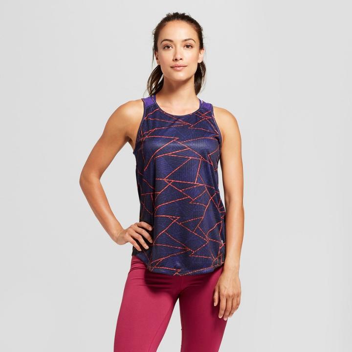 Women's Run Tank Top - C9 Champion Violet Geo Print