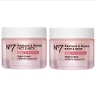 No7 Restore & Renew Multi Action Face & Neck Night Cream - 1.69 Fl Oz