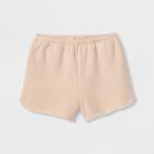 Girls' Fleece Shorts - Art Class Tan