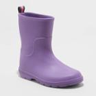 Kids' Totes Cirrus Charley Rain Boots - Purple 2-3, Kids Unisex