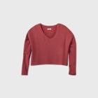 Women's V-neck Lounge Sweatshirt - Colsie Rose