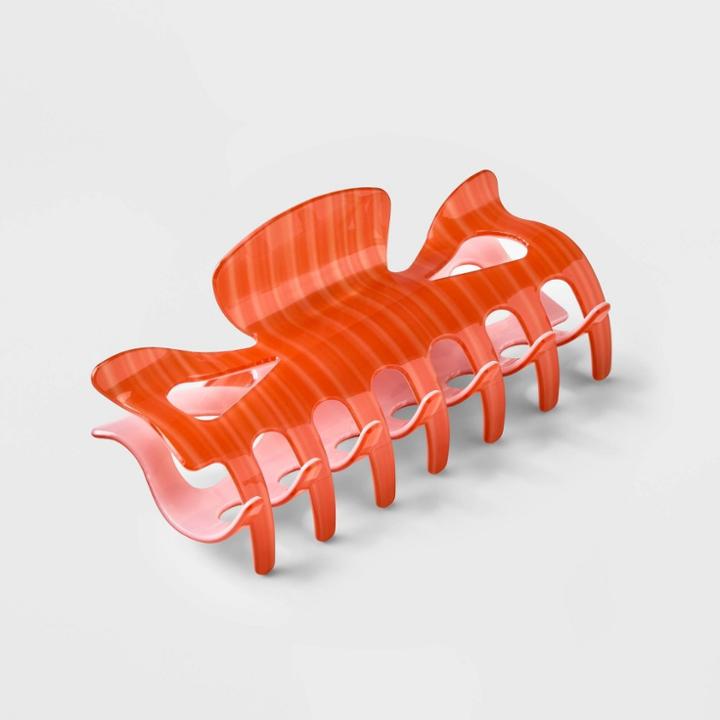 Jumbo Claw Hair Clip - A New Day Orange