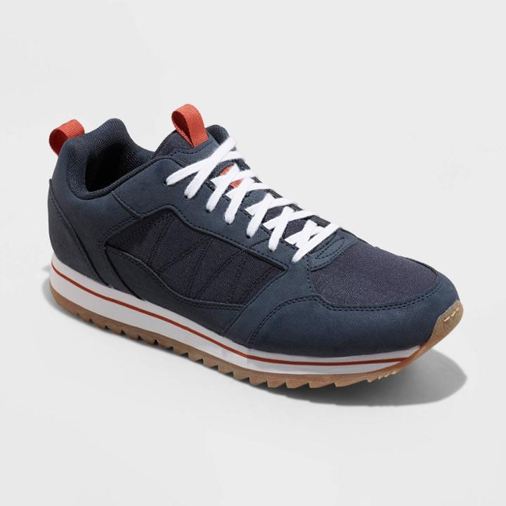 Men's Angus Vintage Sneakers - Goodfellow & Co Navy Blue