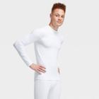 Men's Long Sleeve Fitted Cold Mock T-shirt - All In Motion True White M, Men's,
