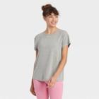 Women's Scoop Back T-shirt - Joylab Medium Heather Gray