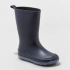 Kids' Andy Slip-on Rain Boots - Cat & Jack Navy