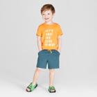 Toddler Boys' Knit Pull-on Shorts - Cat & Jack Blue