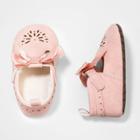 Baby Girls' Scallop And Bow Mary Jane Shoes - Cat & Jack Pink