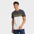 Men's Standard Fit Short Sleeve Crewneck T-shirt - Goodfellow & Co Olive Green