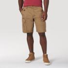 Wrangler Men's Big & Tall 10 Relaxed Fit Flex Cargo Shorts - Brown