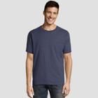 Hanes Men's Short Sleeve 1901 Garment Dyed Pocket T-shirt - Slate (grey)