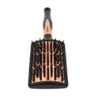 Conair Quick Blow-dry Pro Curved Copper Paddle Brush, Black