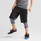 Boys' Camo Print Training Shorts - C9 Champion Gray