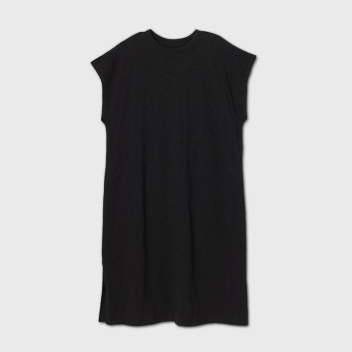 Women's Plus Size Tank Dress - Universal Thread Black