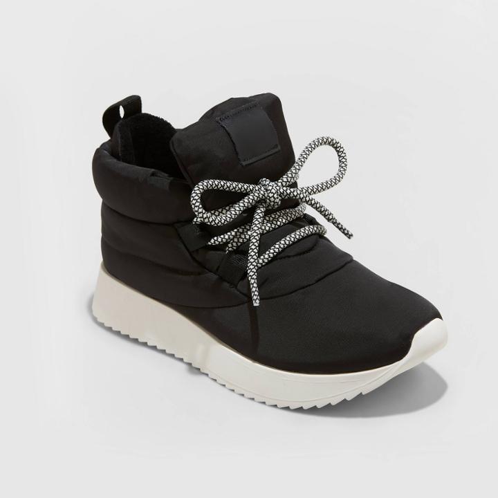 Women's Babs Fashion Ankle Boots - A New Day Black