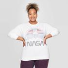 Zoe+liv Women's Nasa Plus Size Long Sleeve Sweatshirt (juniors') - White 1x, Women's,