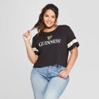 Women's Guinness Plus Size Short Sleeve T-shirt - Freeze (juniors') - Black