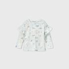 Grayson Mini Toddler Girls' Tie-dye Ruffle Sweatshirt - Blue