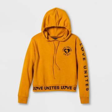 Fifth Sun Women's Hearts Unite Sweatshirt - Squash