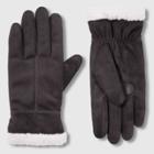 Isotoner Adult Microsuede Gloves - Gray