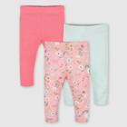 Gerber Baby 3pk Fox Pants - Orange/light Blue Newborn