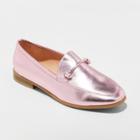 Women's Perry Wide Width Metallic Loafers - A New Day Pink 9.5w,