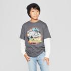 Boys' Star Wars Millennium Falcon Short Sleeve Graphic T-shirt - Charcoal Heather