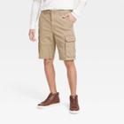 Men's 11 Regular Fit Cargo Shorts - Goodfellow & Co Tan