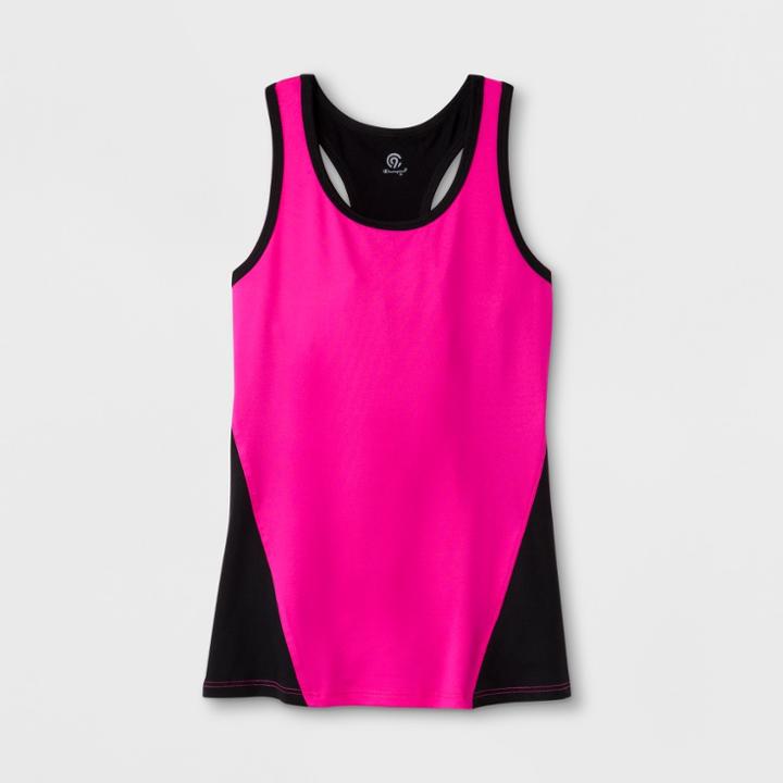 Girls' Fitted Tank Top - C9 Champion Fuchsia Pink
