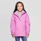 Girls' 3-in-1 Rain Jacket - Cat & Jack Violet (purple)