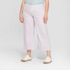 Women's Plus Size Wide Leg Crop Jeans - Universal Thread Violet