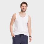 Men's Standard Fit Jersey Tank Top - Goodfellow & Co White