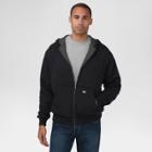 Dickies Men's Thermal Lined Fleece Hoodie- Black