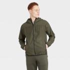 Men's Packable Windbreaker Jacket - All In Motion Olive Green S, Men's, Size: Small, Green Green