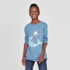 Boys' Wharwal Long Sleeve Graphic T-shirt - Cat & Jack Blue