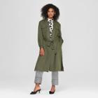 Women's Wrap Trench Coat - Who What Wear Olive