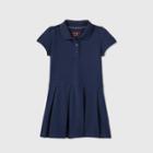 Petitetoddler Girls' Short Sleeve Pleated Uniform Tennis Dress - Cat & Jack Navy